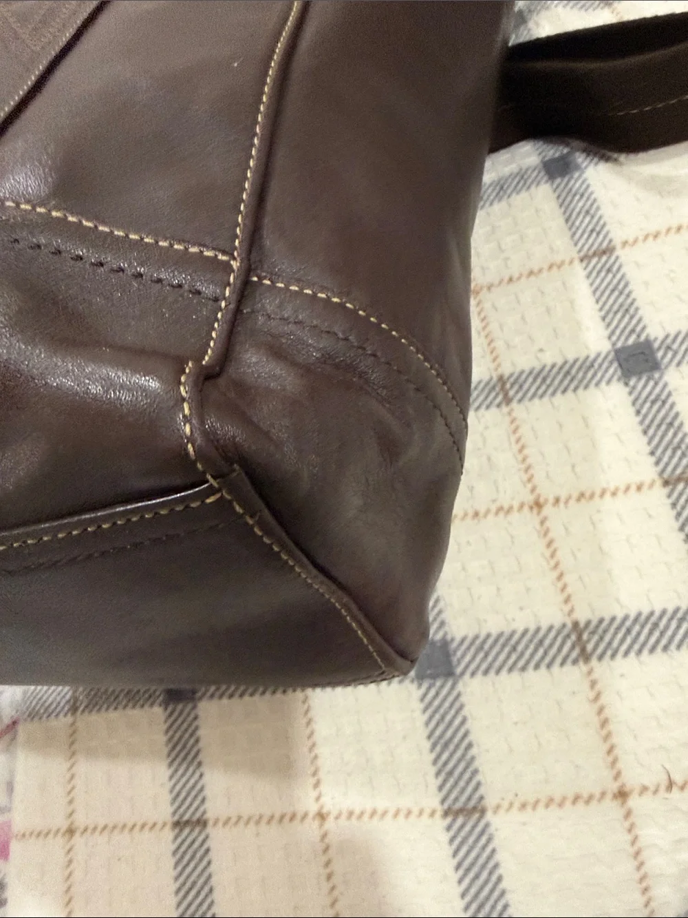 Coach transatlantic large 2-way tote vintage